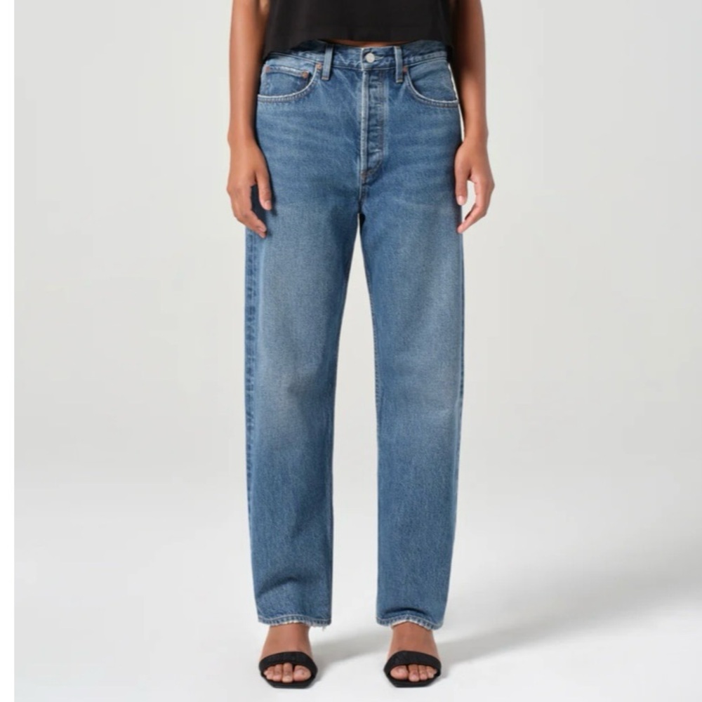 AGOLDE, 90s Jean Mid Rise Loose Fit, essence, sz 25, NWOT